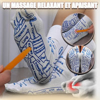 RelaxSocks™ - Chaussettes de réflexologie plantaire - Lefitnesslibre
