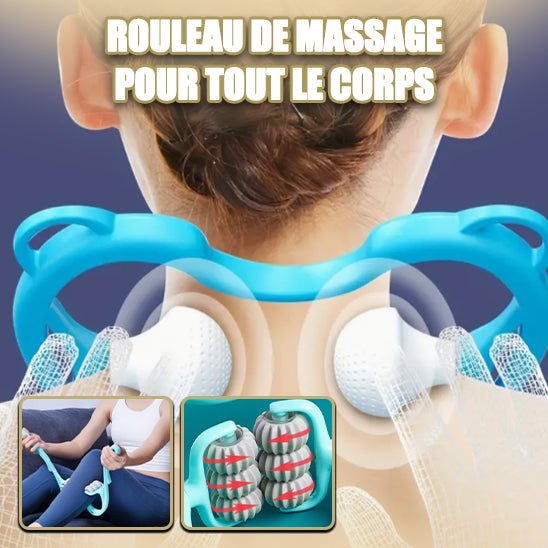 CouZen™ - Rouleau de massage manuel robuste - Lefitnesslibre
